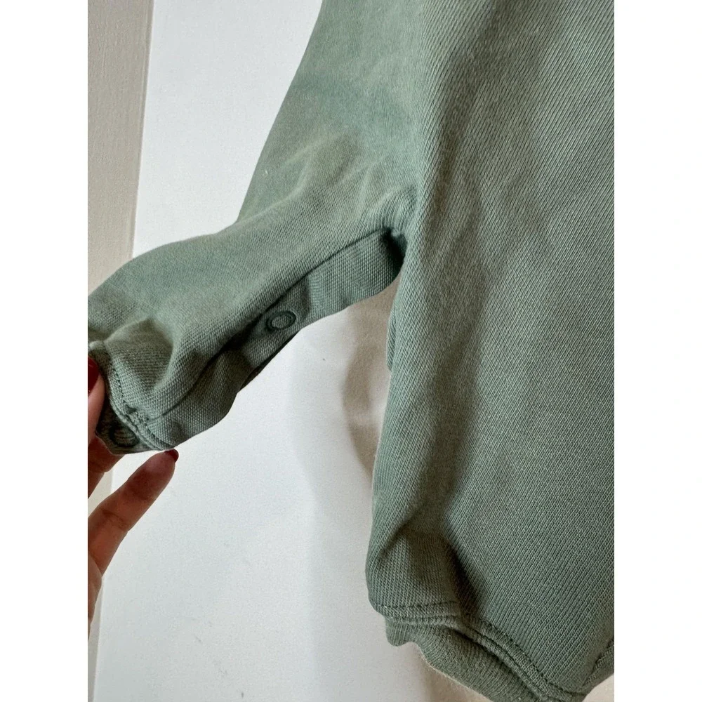 Carter's Romper Baby Boys 0-3‎ Months Green Bugs On The Go One Piece Vintage